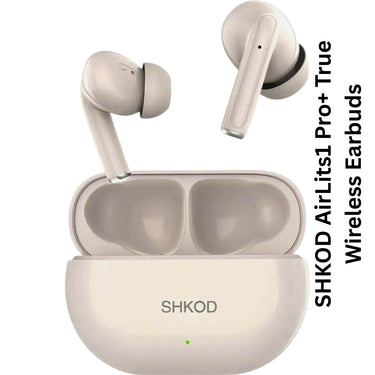 SHKOD AirLits1 Pro+ True Wireless Earbuds with 30dB ANC, 40H Playtime & Fast Charging